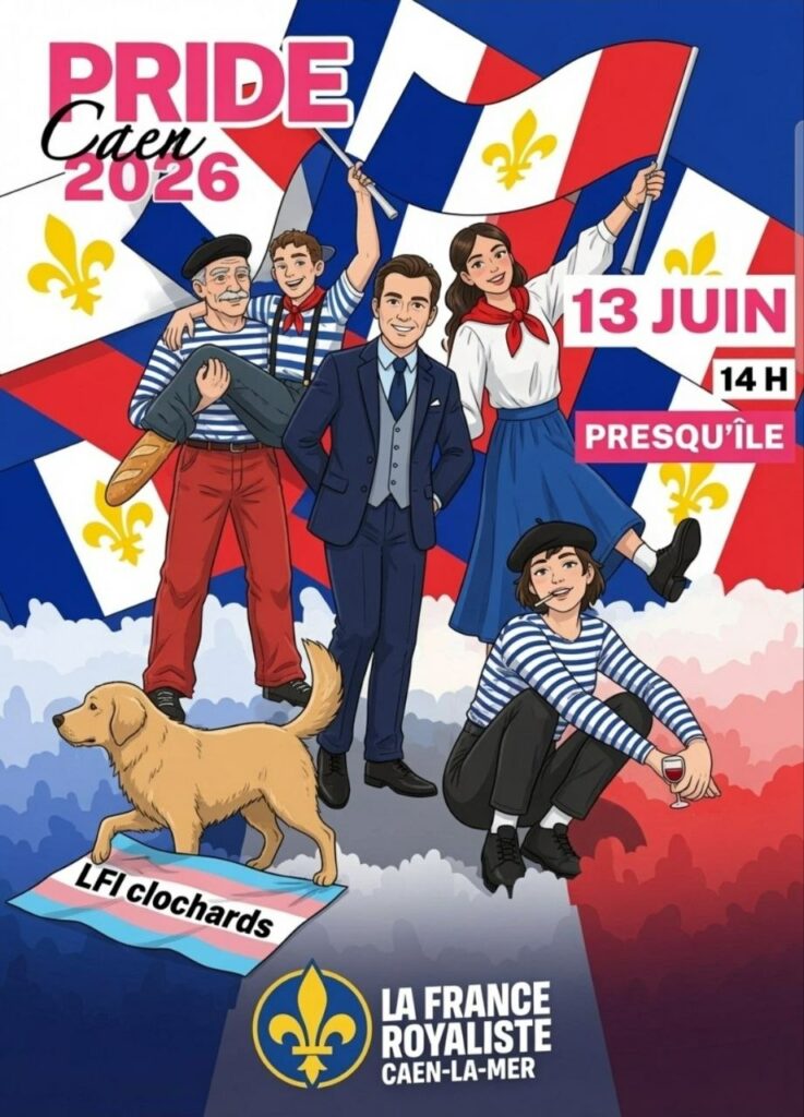 Affiche anti-pride Caen 